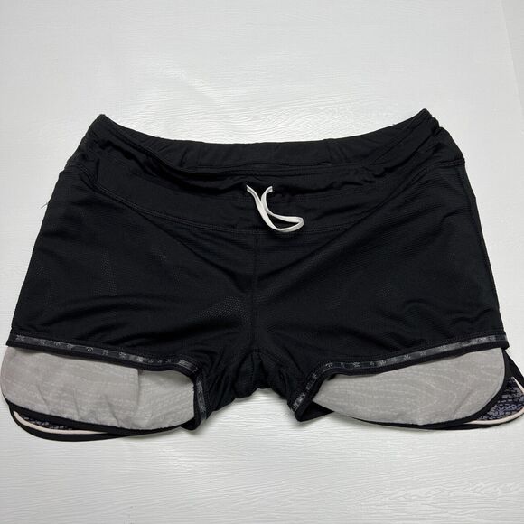 Athleta Ramp It Up Tennis Golf Skort SIZE 6 Black Gray Skirt with Liner Shorts - Picture 8 of 9